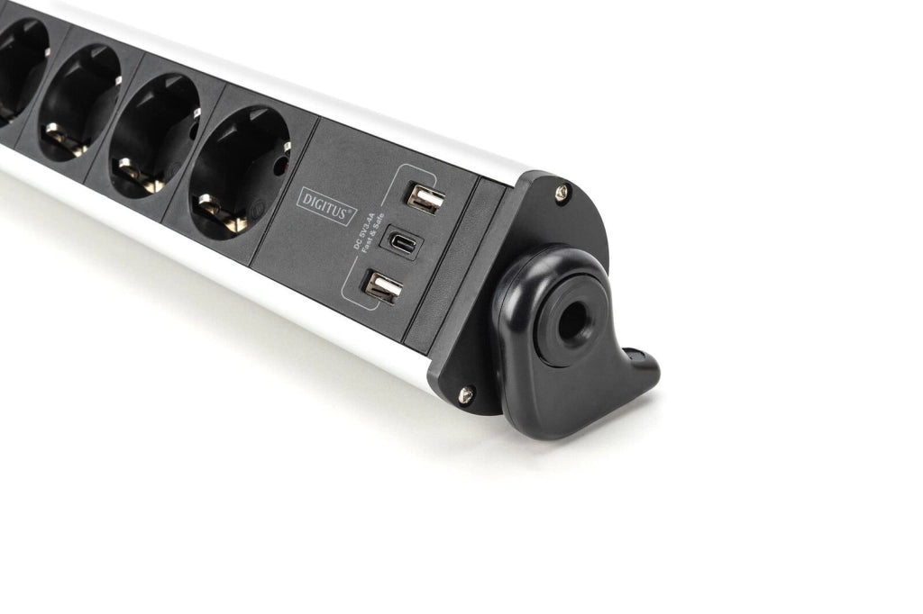 Digitus Presa multipla Office a 6 posti con 3 porte USB