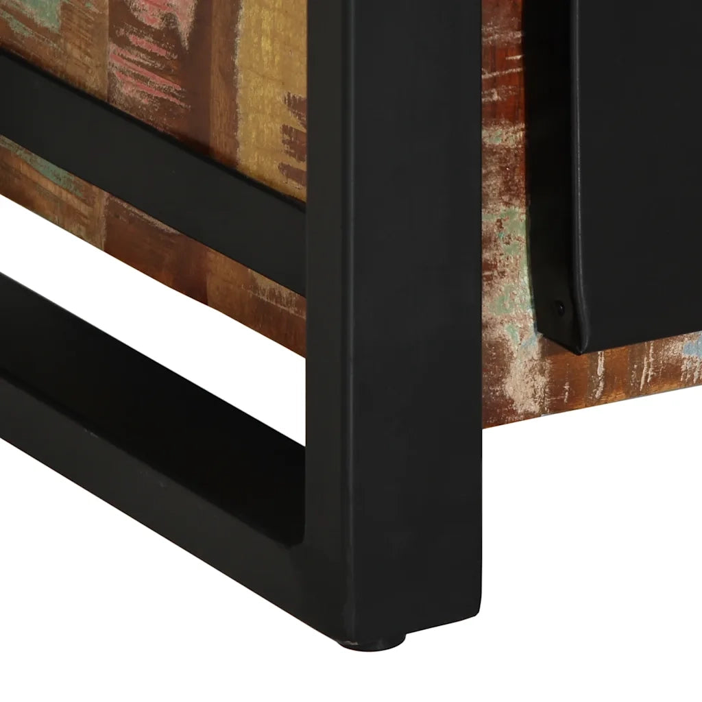 Mobiletto con cassetti multicolore 50x35x70 cm in legno massello di recupero 4013584