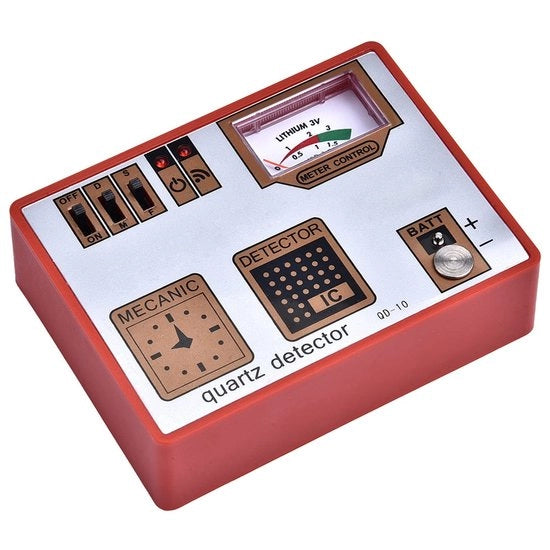 Orologio timegrapher demagnetizzatore - Demagnetizzazione - Velocità regolabile - Orologio universale per quartz - Misurazione della batteria - Adatto per orologi a batteria