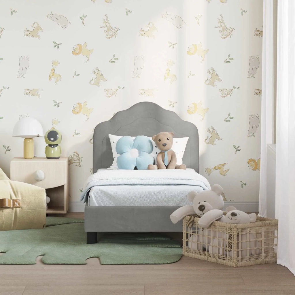 Struttura letto per bambini con testata Grigio chiaro 42010929