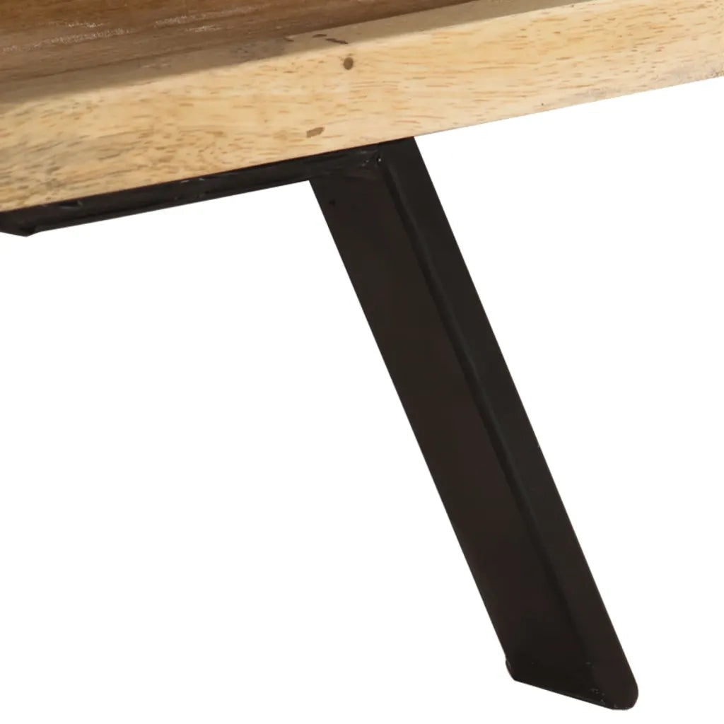 Mobile Porta TV 110x30x40 cm in Legno Massello di Mango 328312