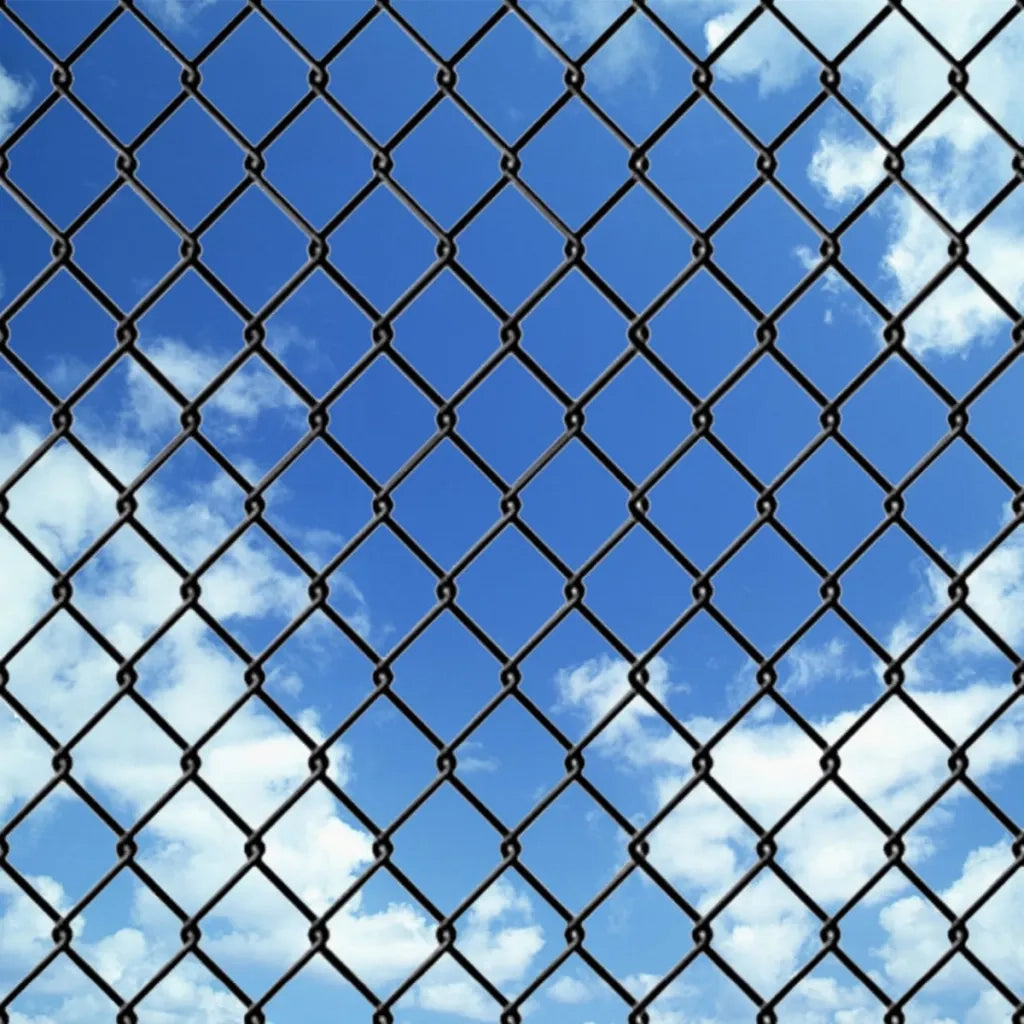 Recinzione in Rete in Acciaio 15x1 m Grigio 142424