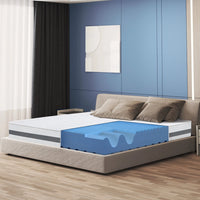 Materasso Singolo 75x220 cm in Memory Antibatterico | Altezza 20 cm | Rivestimento 3D Air in Fibra Ipoallergenica | Materasso Ortopedico a 7 Zone Differenziate Termosensibili