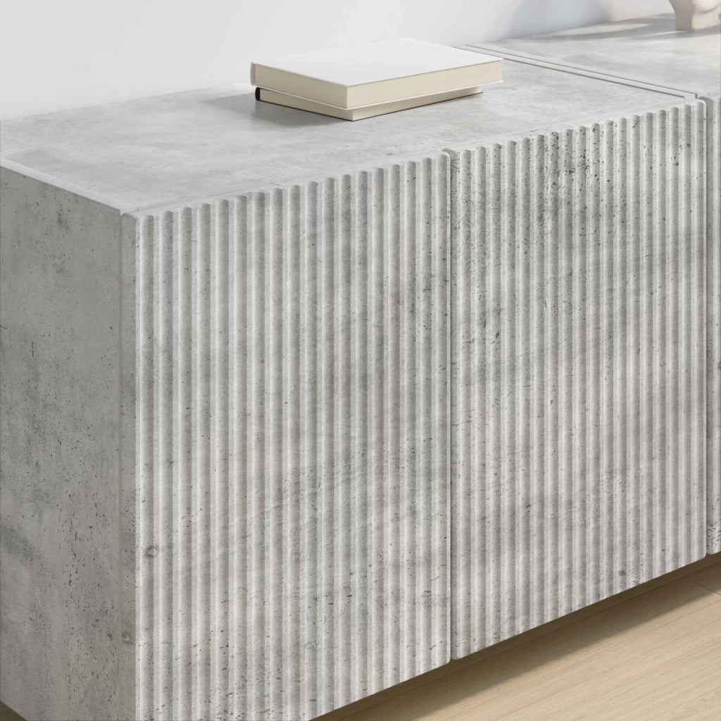 Mobile TV da parete Grigio cemento 59,5 x 31 x 40 cm 892335