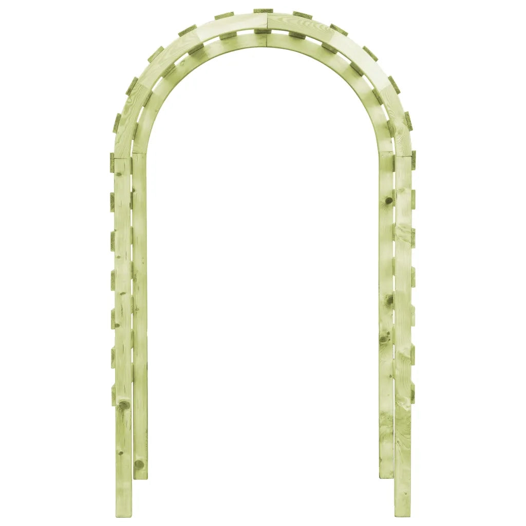 Pergolato da Giardino 130x60x230cm Legno di Pino Impregnato 49040