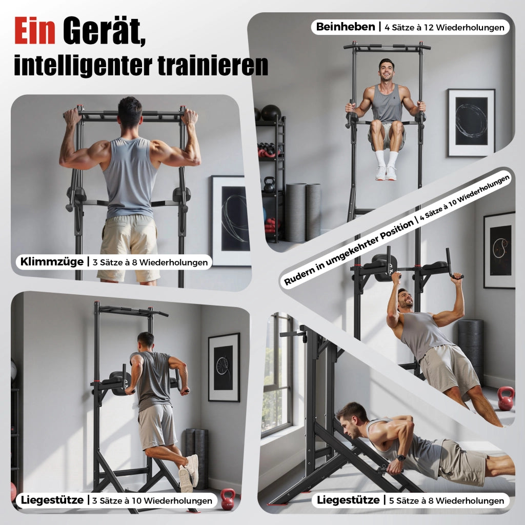 Power Tower per Palestra Domestica ¨C zephmum ¨C Attrezzo per Dip e Trazioni 204 kg
