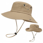 Cappello da sole per donne, cappello da pesca per donne, coda opgiocabile, protezione solare, impermeabile rapido, respirante, per spiaggia, pesca, campeggio, arrampicata alpina (nero)