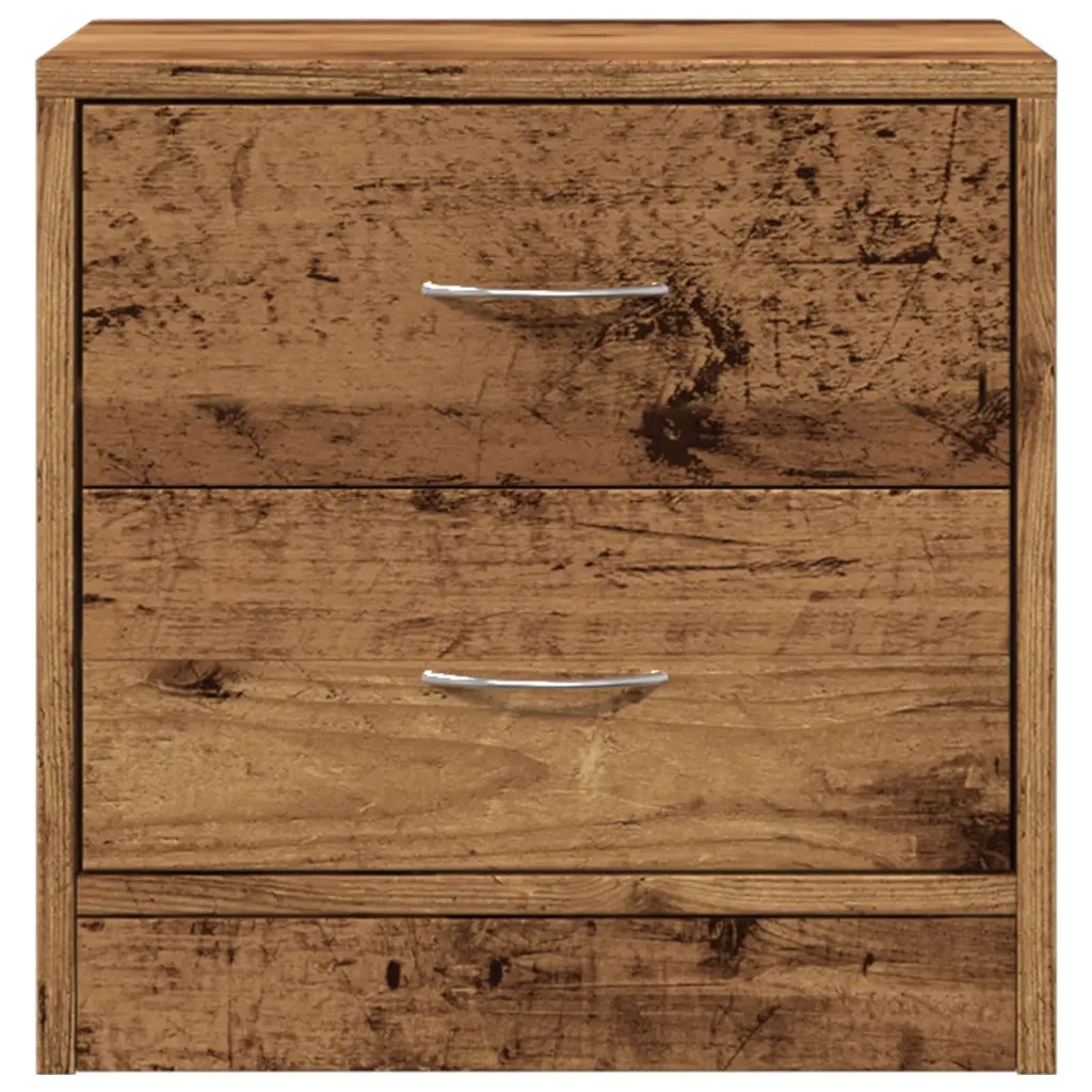 Comodino Legno Vecchio 40x30x40 cm in Truciolato 855924