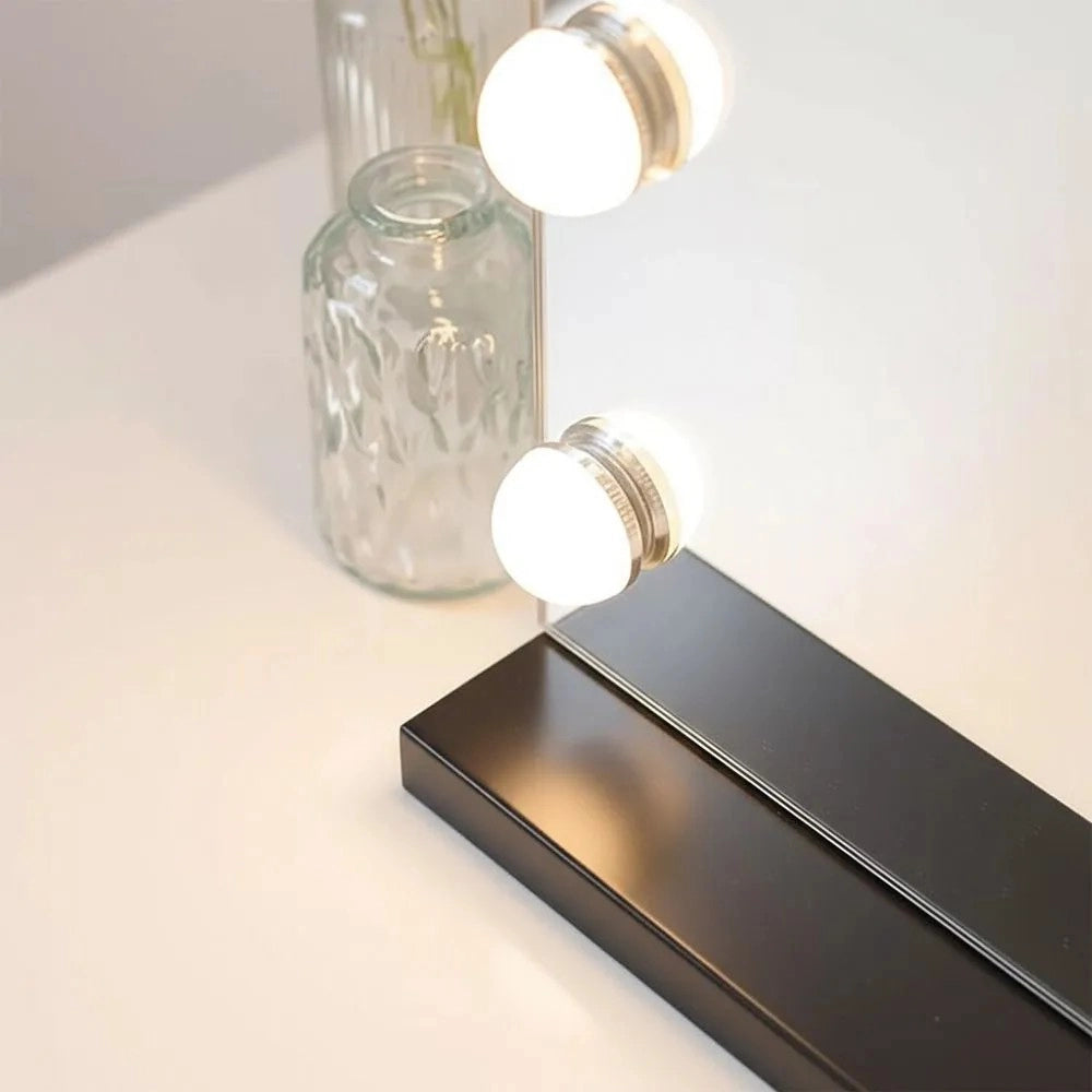 Specchio Led Hollywood Black 80x60