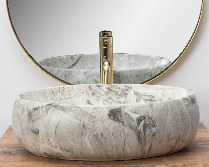 Lavabo Da Appoggio Rea Linda Stone