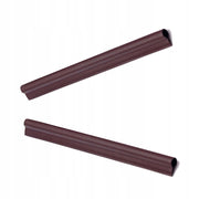 Clip KADAX da 19 cm per nastro per recinzione, ganci per nastro per recinzione, colore marrone, 2 pezzi