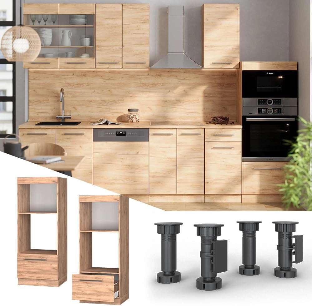 Set mobili bagno Fame-Line, Quercia dorata, 60 cm