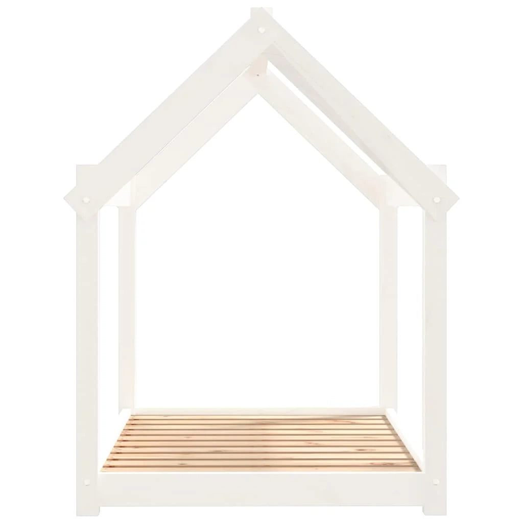Divano letto per cani comodo 101 x 70 x 90 cm in legno massello di pino bianco 02_0042615
