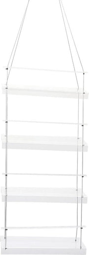 Sistema di esposizione per piante trasparente a parete con cavi in acrilico - display per piante galleggianti a 4 livelli - per cucina, bagno, soggiorno e stanza da bagno.