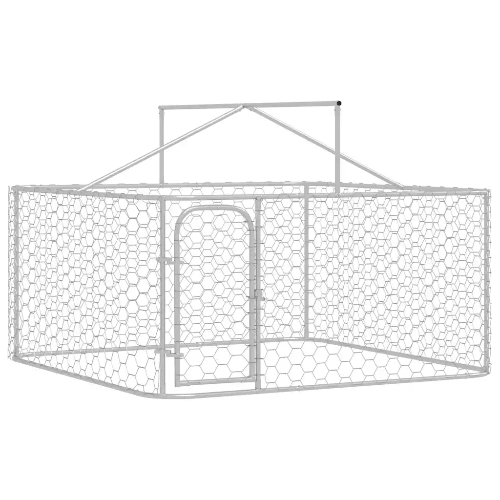 Gabbia per Cani da Esterno con Tetto 200x200x150 cm 171498