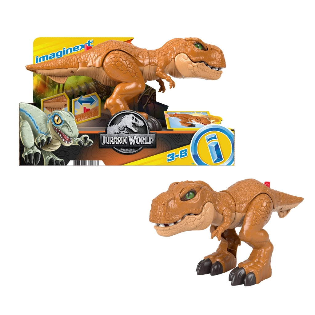 Fisher-Price, Imaginext-Imaginext Jurassic World Ferocissimo Dinosauro T-Rex, Giocattolo per Bambini 3+ Anni, HFC04