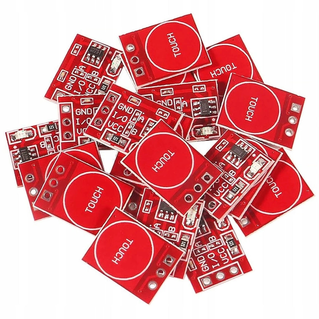 Modulo Touch Singolo TTP223 – Sensore Capacitivo Alta Sensibilità | 2.0V-5.5V DC, Uscita Digitale