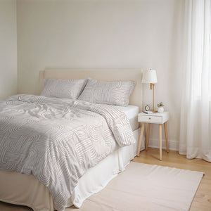 Copripiumino Matrimoniale con Stampa sul Sacco e Federe Linea Ida Diana