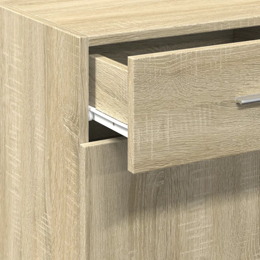 vidaXL Credenza Rovere Sonoma 50x42,5x93 cm in Legno Multistrato