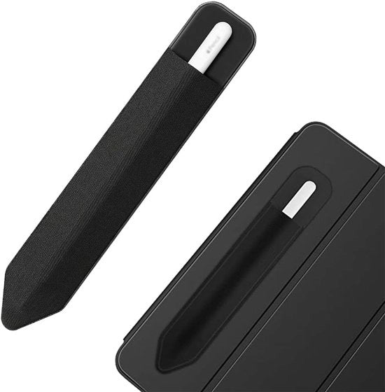 Etui elastico, custodia protettiva in PU, custodia per borsa elastica con adesivo, etui elastico, compatibile con la prima e seconda generazione, nero