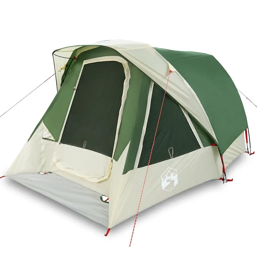 Tenda Familiare Cabina per 6 Persone Verde Impermeabile 4100667