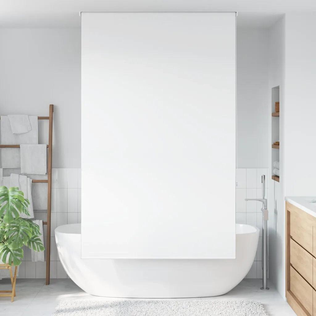 Tenda a rullo | Tenda avvolgibile Doccia 130x240 cm Larghezza Tessuto 126 cm