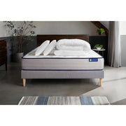 Pacchetto letto completo - Materasso 200x200cm + Box spring con doghe (kit) + 2 cuscini + Piumino - Actimemo Form