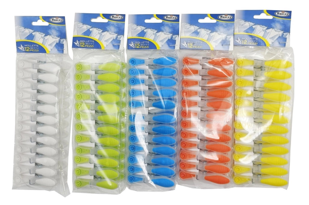 MAURY'S MOLLETTE BETTY IN SET DA 12 PEZZI IN COLORE ASSORRITO