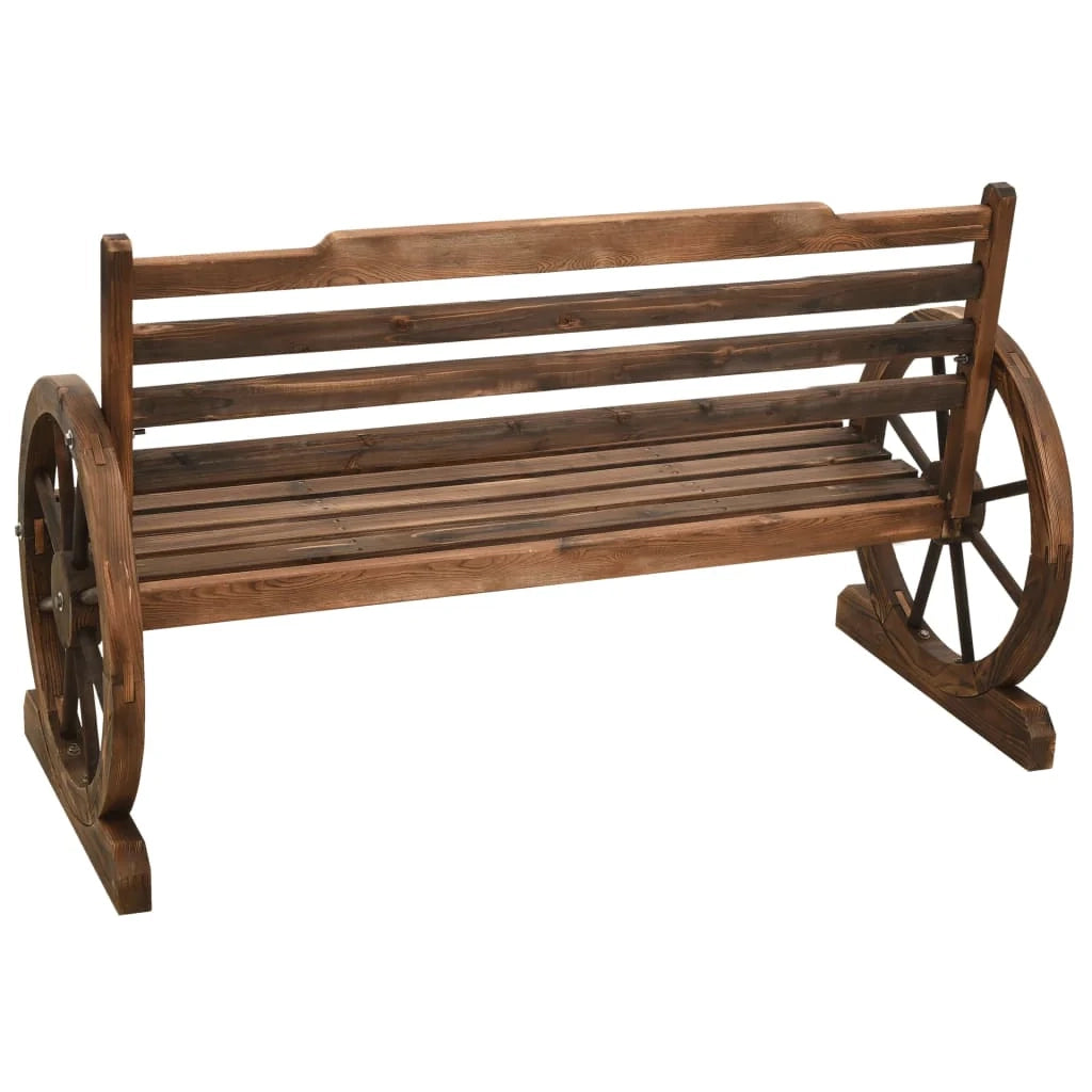 Panca da giardino mobili da esterno terrazza 112 x 61 x 78 cm legno massello di abete 02_0011176