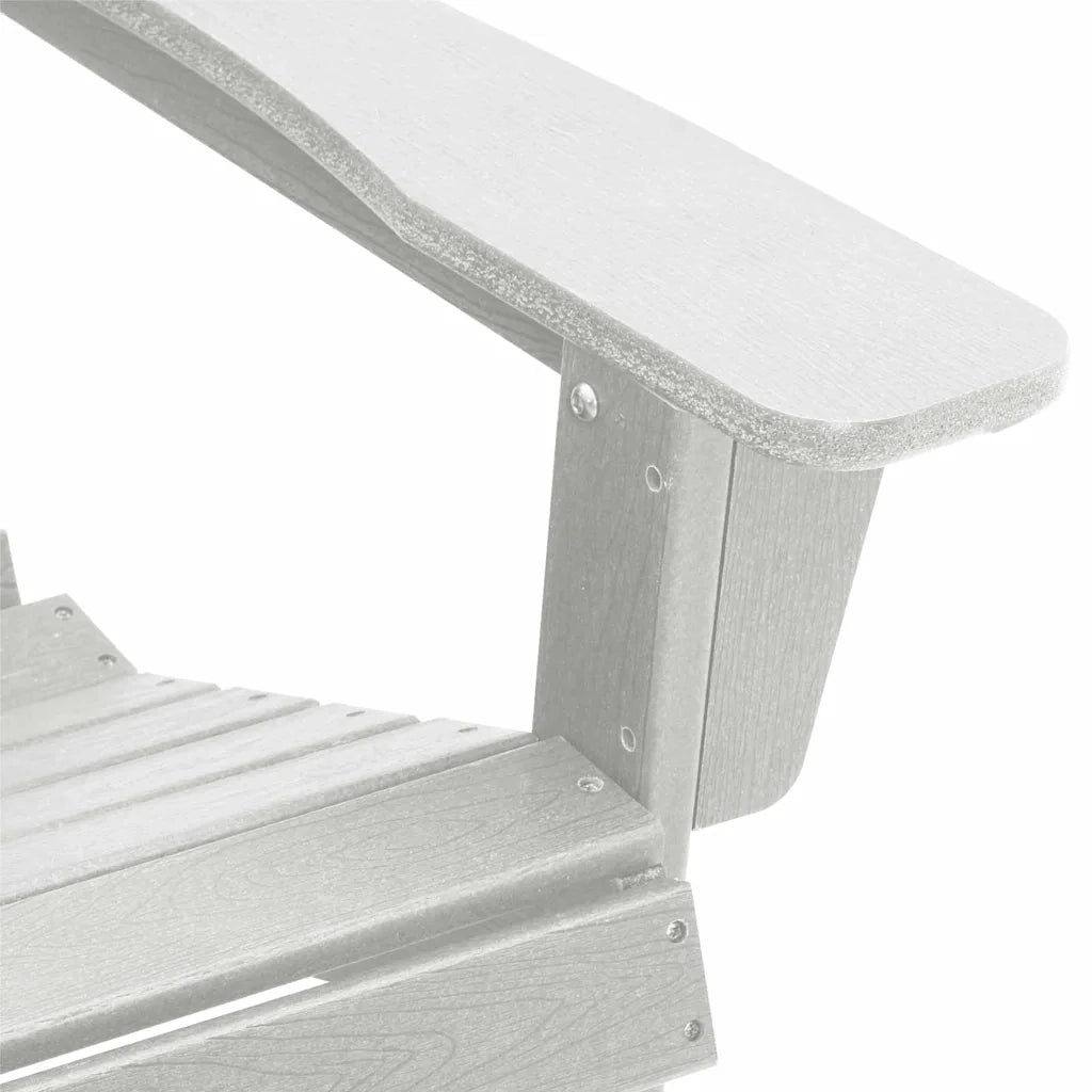 vidaXL Sedia Adirondack Bianco 74 x 82 x 92cm Plastica