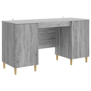 Scrivania Grigio Sonoma 142,5 x 50 x 75 cm Legno ingegnerizzato