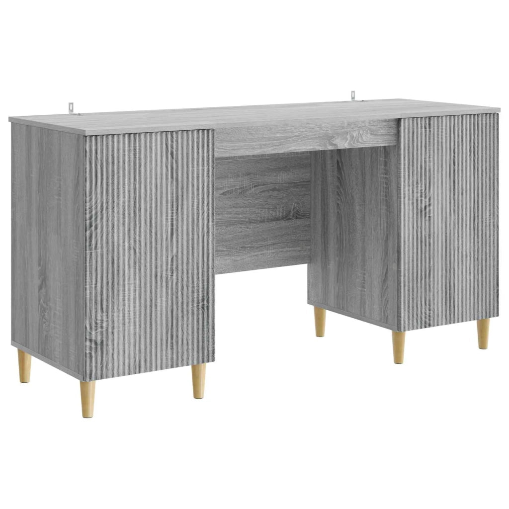 Scrivania Grigio Sonoma 142,5 x 50 x 75 cm Legno ingegnerizzato