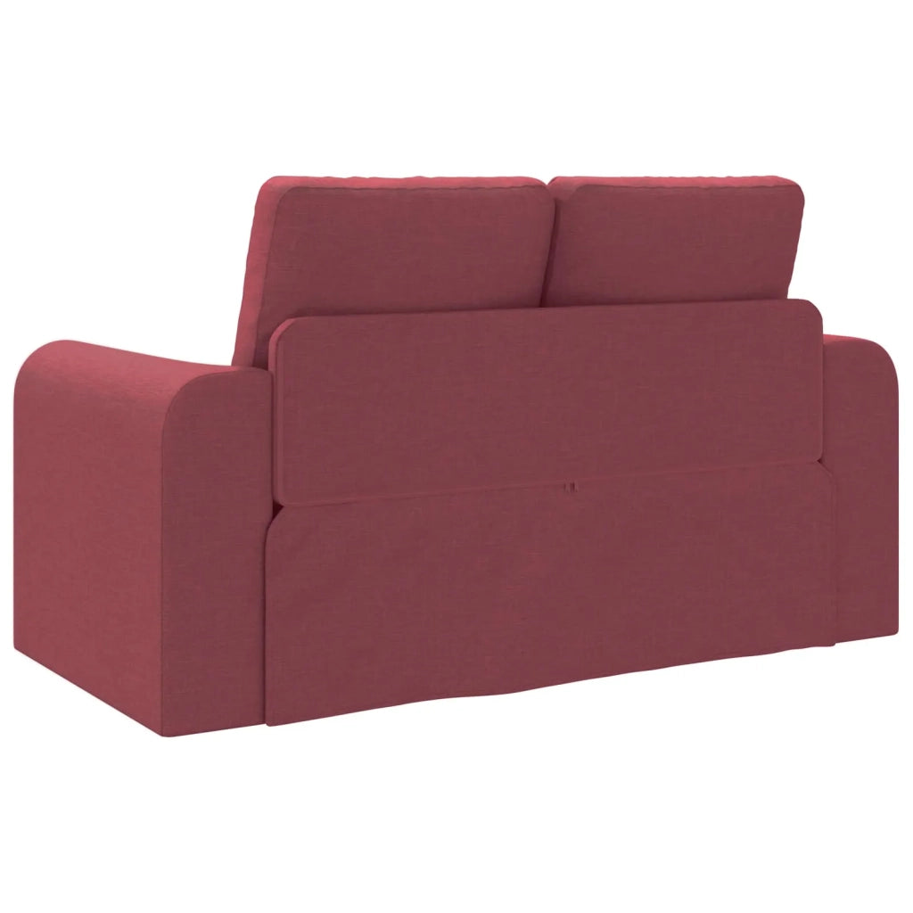 Divano letto 60cm Rosso Vino Tessuto 4106676