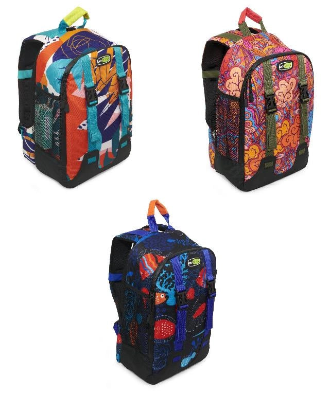 Zaino Borsa Termica Frigo Mare Boxy + Zaino Giò Style 3 Decori