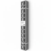 Profili in alluminio verniciato colore antracite 114 a l per finitura parete proangle *** pezzi 10 pz, confezione 1