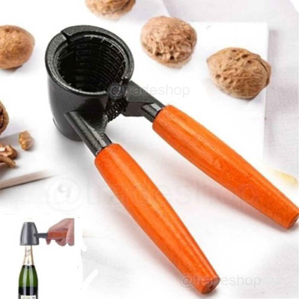 Trade Shop - Schiaccianoci Schiaccia Noci E Svita Apri Bottiglie Frutta Secca Noce Noccioline -