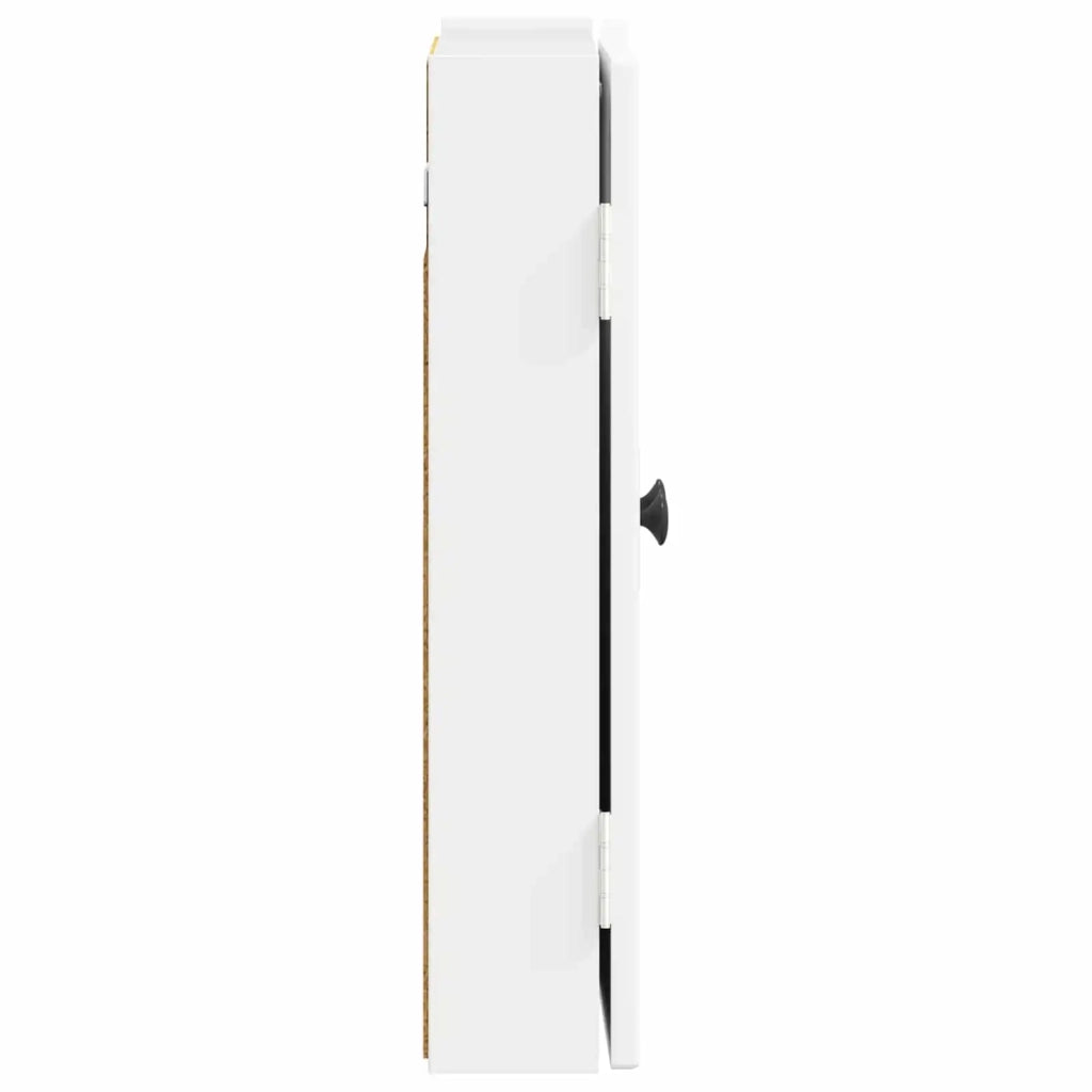 Armadio per Dartboard EDE Bianco Lucido 52,5 x 10,5 x 53,5 cm 896009