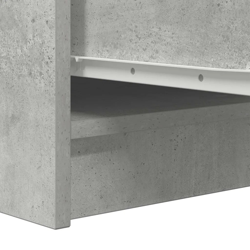 Credenza-Buffet-Armadio da cucina Grigio Cemento 29,5x34x76 cm in Legno Multistrato 582666