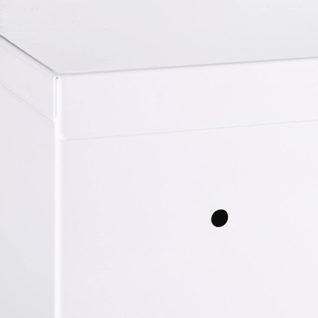 ARMADIO MEDICINALE DA MURO 40x15x53,5 cm Acciaio Bianco