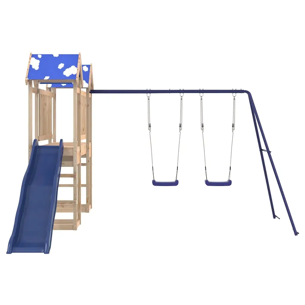 Set da Gioco da Esterno in Legno Massello di Pino 3279019