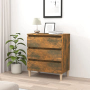 Credenza Rovere Fumo 60x35x69 cm in Legno Multistrato