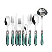 OXFORD Ghiera Argento Anticato, Posate Set 75 Pz, Scatola