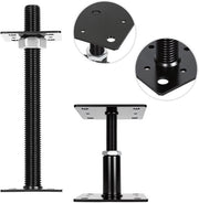 Sostegno adattabile in altezza per applicazioni esterne varie, nero, 30-250 mm, 2 pezzi