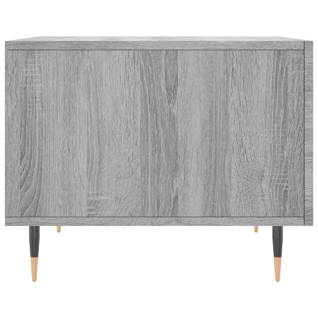 2 pz Tavolini salotto | Tavolino da caff¨¨ | Tavolino da Soggiorno Grigio Sonoma 50x50x40cm Legno Multistrato