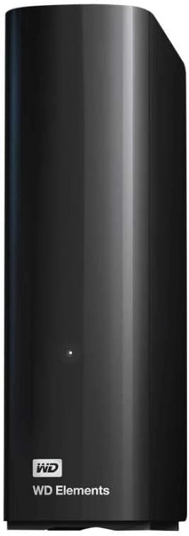 22 TB Elements Hard Disk Esterno per Desktop, USB 3.1 Gen 1, Ideale per espandere facilmente lo spazio di archiviazione e conservare foto, musica, video e file importanti, Nero