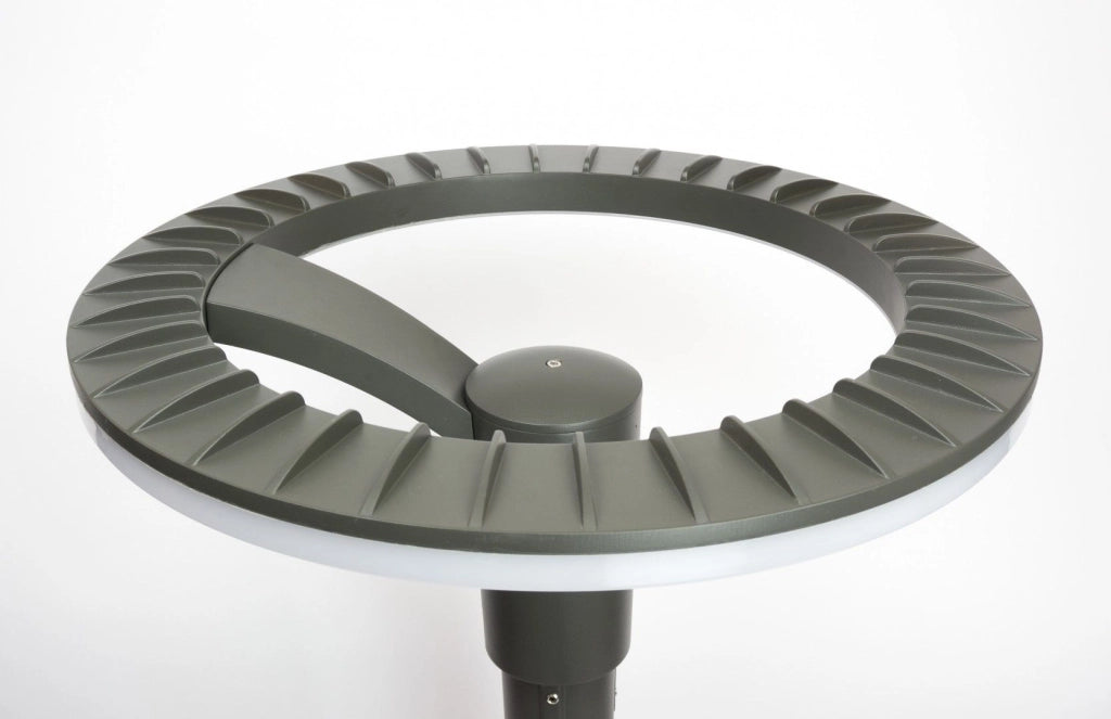 Lampione da giardino ring STER LED 60W IP65 antracite