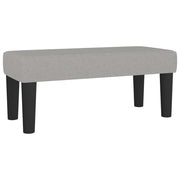Panca Grigio Chiaro 70x30x30 cm in Tessuto CFW4912935