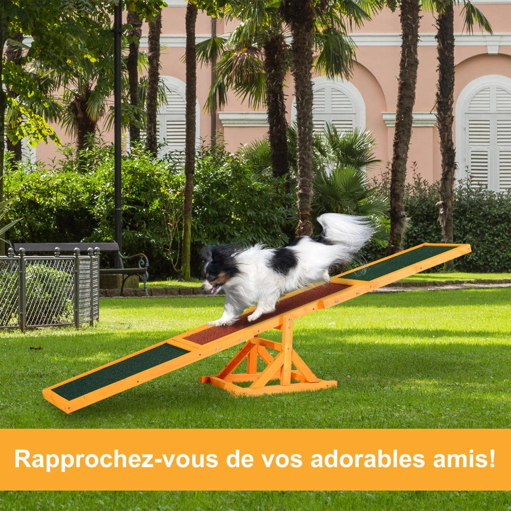 Altalena per Cani Agility Sport ¨C zephmum ¨C Legno, Verde, Antiscivolo