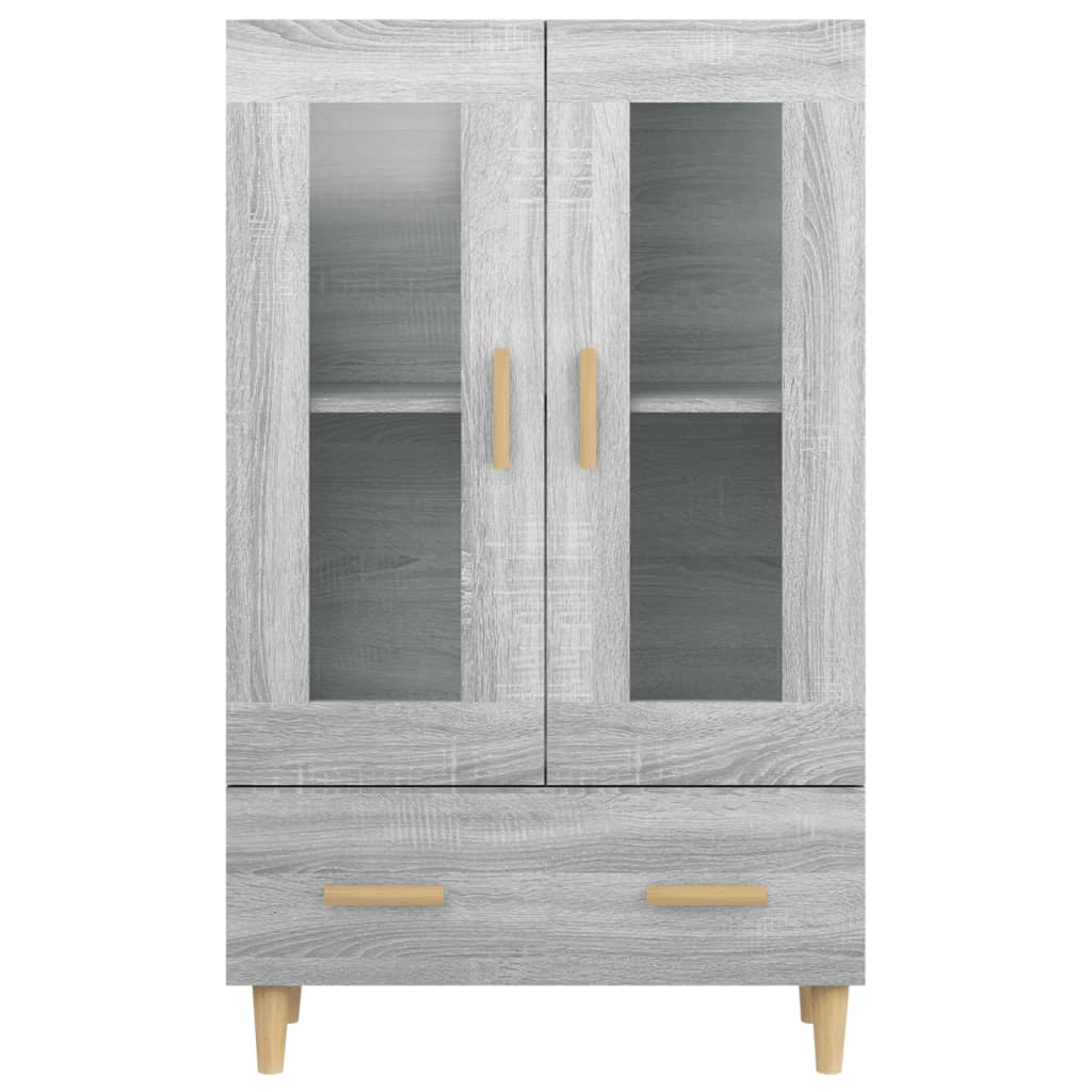 Buffet credenza cassettiera armadio mobile contenitore organizer cucina soggiorno salotto Sonoma 70 x 31 x 115 cm legno ingegnerizzato grigio 02_0036506