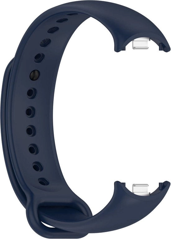 Cinturino orologio per Xiaomi Mi 8 e 9 – Unico modello – Connettore in silicone e metallo – Blu marino – Comodo e impermeabile